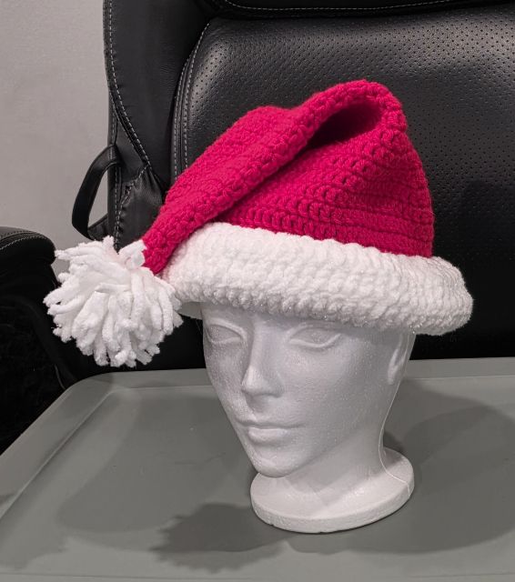 Handmade Santa Hat – Cozy Crochet Holiday Hat