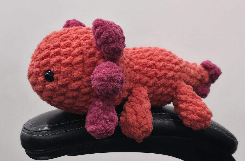 Red Axolotl Plushie