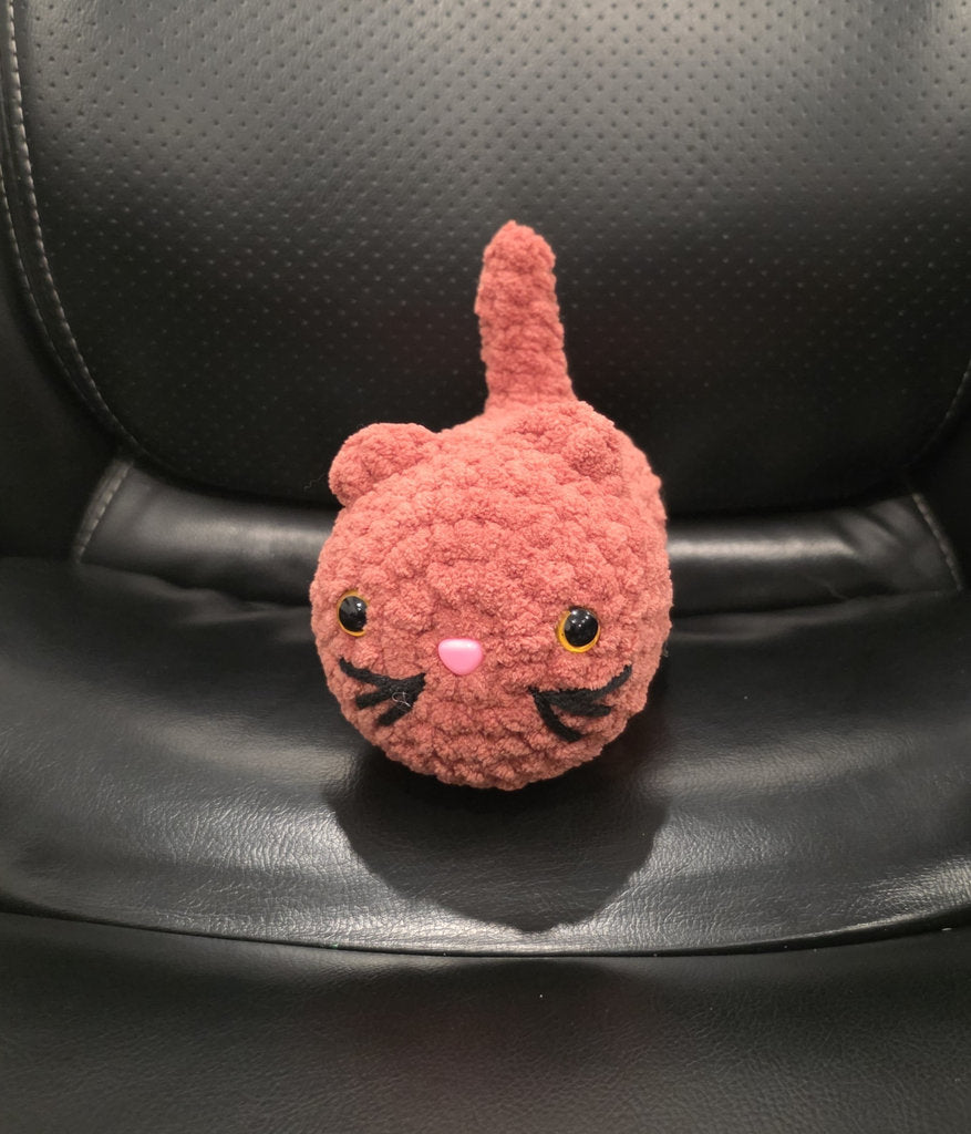 Cream Soft Plush Cat