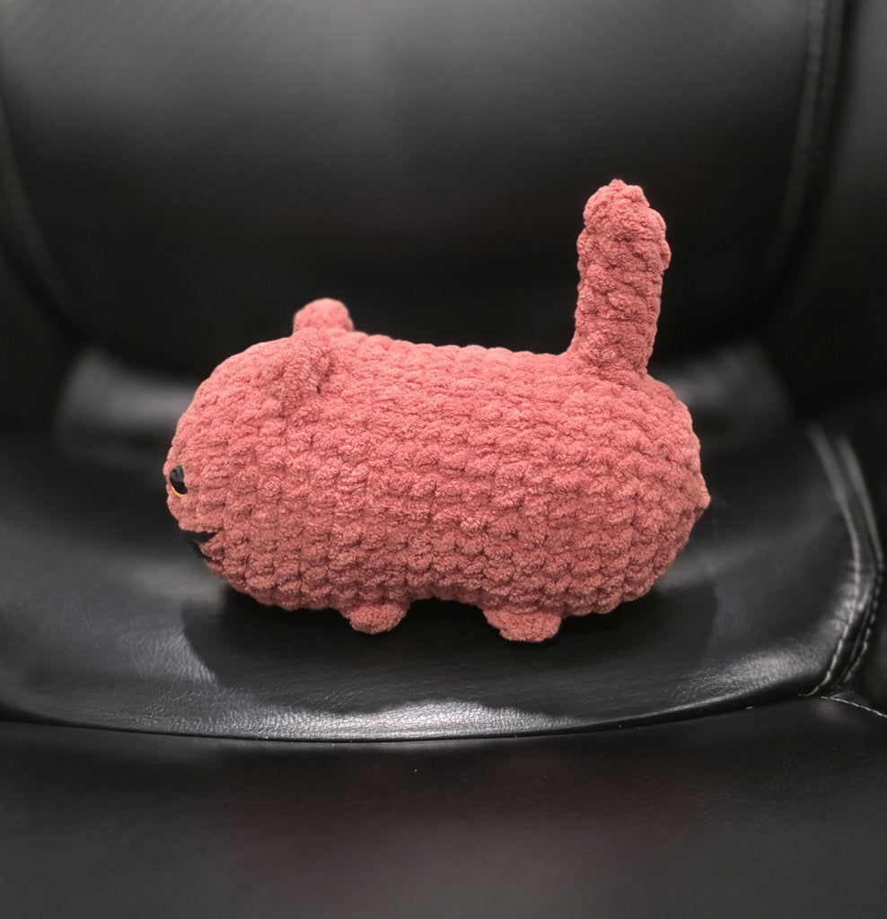 Cream Soft Plush Cat