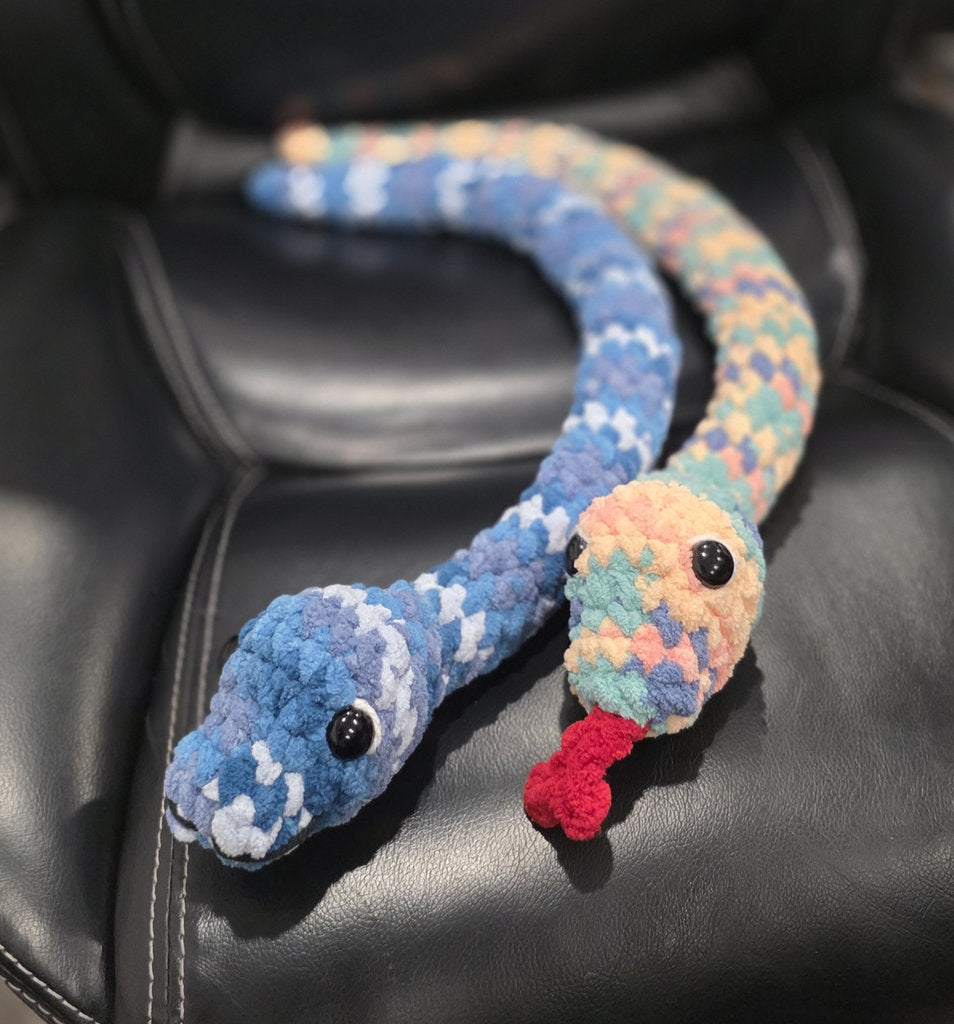 Plush Crochet Snake