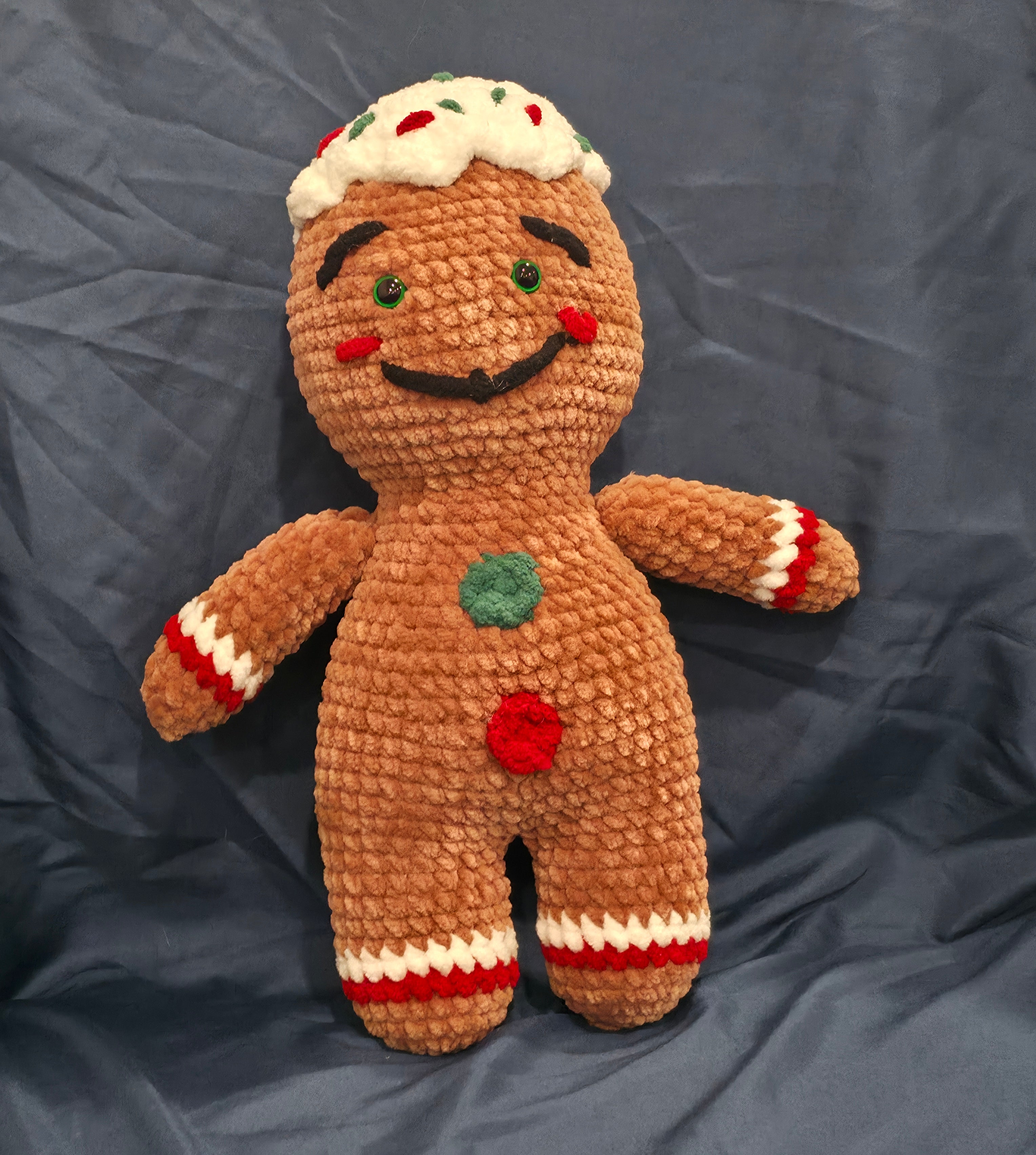 Gingy – Handmade Chenille Gingerbread Plushie