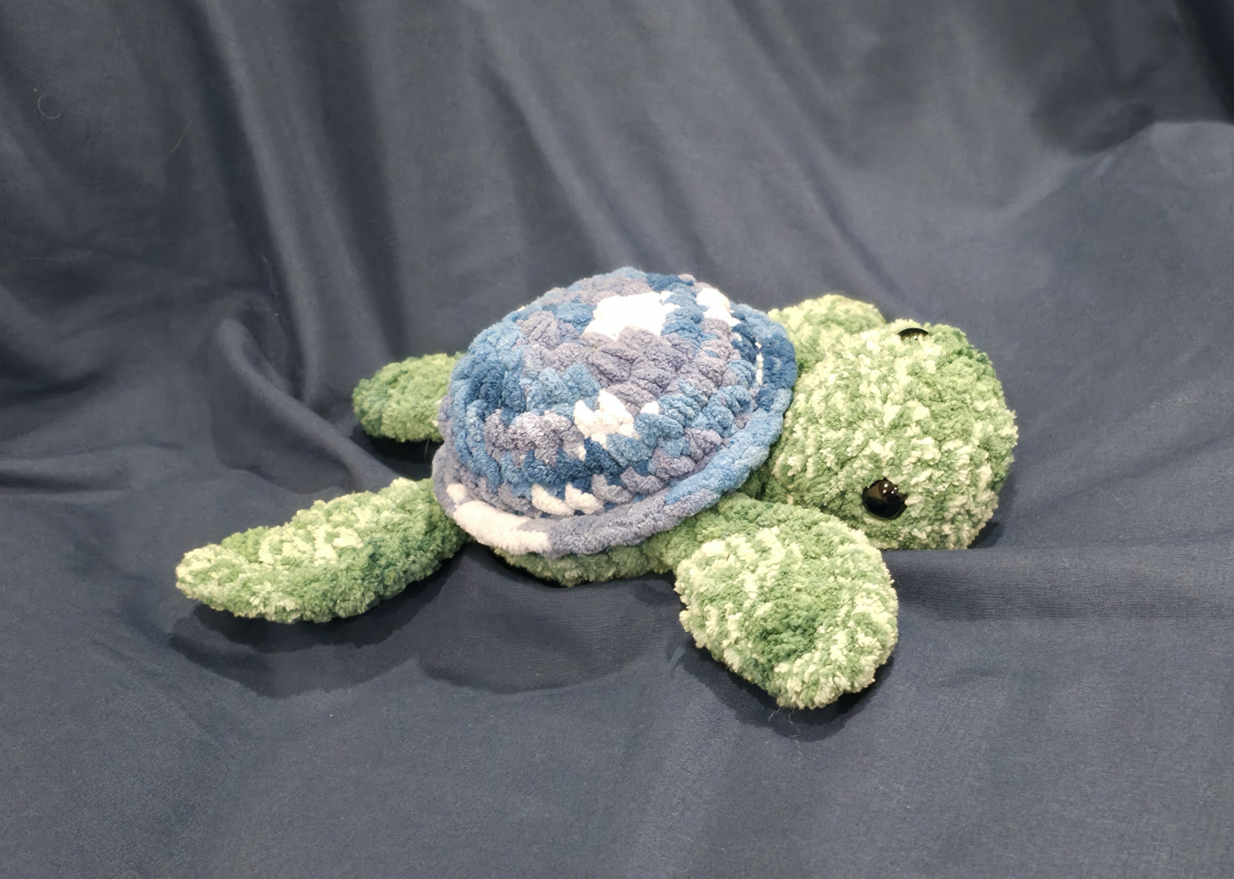 Handmade Plush Turtle – Soft Chenille Sea Turtle