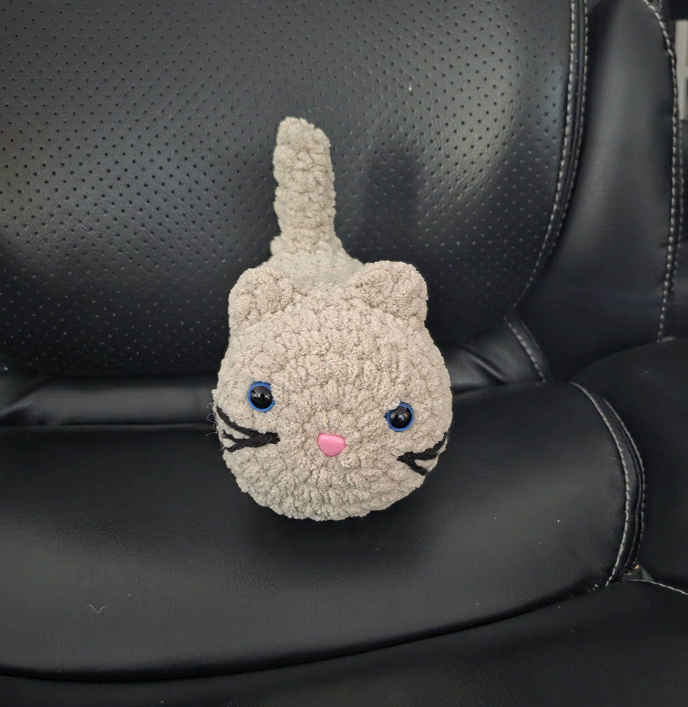 Cream Soft Plush Cat